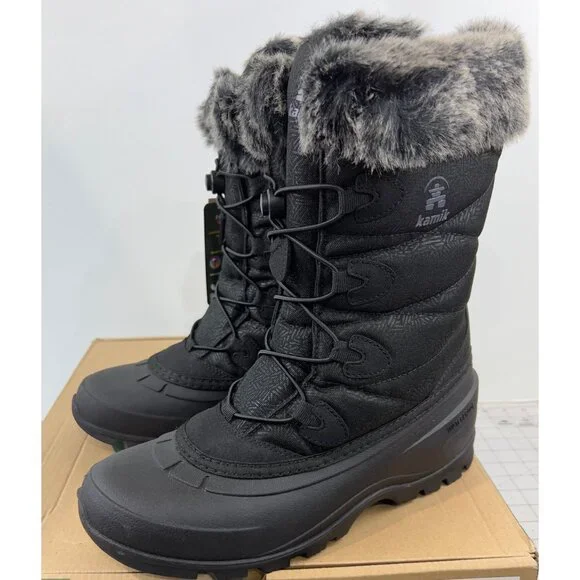 Kamik Women's Momentum 3 Waterproof Winter Boot Black Size 10 New~~~ - Picture 7 of 9